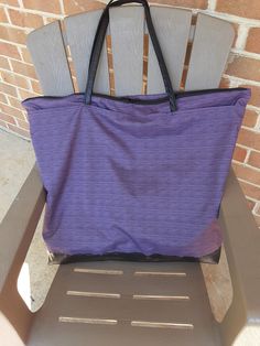 Purple Weekender Tote Bag is an extra-large tote bag.  This tote is light weight.  Purple Weekender Tote Bag had 2 luned exterior pockets and 1 self lined interior pocket. Specs:     2 zippers    2 fully lined full width exterior.     pockets     1 self lined interior pocket  Thank you for shopping with Pandente Designs.  Blessings Carryon Luggage, Extra Large Tote Bags, Carryon Bag, Purple Tote Bag, Purple Bag, Weekender Tote Bag, Zipper Tote Bag, Quilted Totes, Black And Purple