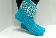 Crochet slipper boots/womens slippers/womens slipper boots/slipper boots/crochet womens slippers handmade/house shoes/crochet wool slippers A beautiful pair of women's boot/crochet slippers. Made of wool yarn they are so soft, warm, cozy to wear and have a lot of bulk for extra comfort. Soles are covered with latex, which makes them not slippery to walk and give it a long life. To make a slippers takes 3-5 days. If you want any other colors or size, please contact me. CARE: gently handwash in wa Casual Crochet Booties With Round Toe, Cozy Handmade Booties With Round Toe, Crochet Round Toe Slippers For Winter, Cozy Yarn Slippers With Round Toe, Crochet Booties With Round Toe For Winter, Winter Crochet Slippers With Round Toe, Crochet Yarn Booties With Round Toe, Crochet Yarn Slippers With Round Toe, Crochet Slipper Boots