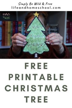 Free paper Christmas tree for crafting or decorating! Paper Christmas Tree Craft, Christmas Tree Templates, Printable Christmas Tree, Christmas Tree Craft, Tree Template, Christmas Tree Template, Tree Templates, Classroom Freebies