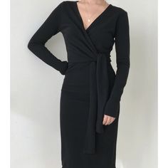 Wrap Dress / Mood Wrap Dress / Tie Dress / Waisted Dress / - Etsy V-neck Midi Dress With Tie Waist For Party, Fitted V-neck Wrap Dress For Work, Fall V-neck Midi Dress With Tie Waist, Elegant Fitted V-neck Dress For Brunch, Elegant Fitted Wrap Dress With V-neck, Elegant Fitted V-neck Wrap Dress, Chic Fitted V-neck Dress For Winter, Black Wrap Dress For Night Out, Chic Fall V-neck Dress With Surplice Neckline