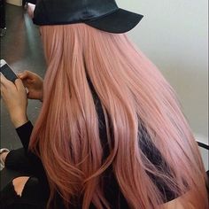 22" Dust Pink Lace Front *New* *New* Arrives New 150% Density Color : ( Color As Shown ) Lace Front Human Synthetic Blend Wig You Can Cut , Curl , And Style This Wig Heat Resistant Up To 315f 22.5 In Circumference Hand Tied You Could Cut The Front Lace To Blend As Your Own Hairs Full Lace Wig Human Hair, Peach Hair, Beautiful Wigs, Best Wigs, Straight Lace Front Wigs, 100 Remy Human Hair, Rose Gold Hair, Front Lace Wigs Human Hair, Jairzinho