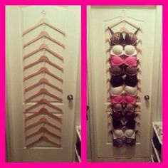 It's a bra thing! Diy Bra Organization, Diy Kast, Bra Organization, Closet Diy, No Closet Solutions, Smart Tiles, Astuces Diy, Diy Closet, Kraf Diy