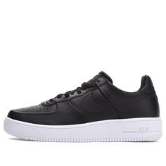 Nike Air Force 1 Ultraforce Leather 'Black White' 845052-001 (AF1/SNKR/Skate/Low Top/Wear-resistant) Nike Air Force 1 Black Synthetic For Sports, Nike Air Force 1 Black For Skateboarding, Black Nike Air Force 1 Lace-up Sporty Shoes, Nike Air Force 1 Urban Leather Sports Shoe, Nike Air Force 1 Black Sporty Sneakers, Black Nike Air Force 1 Sporty Shoes, Black Nike Air Force 1 Sporty Style, Urban Nike Air Force 1 Leather Sports Shoe, Urban Nike Air Force 1 Leather For Sports