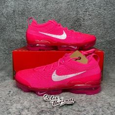 Item: Nike Air Vapormax 2023 Fk Women Hyper Pink Fierce Pink Style Code: Dv6840-601 Condition: 100% Authentic. Brand New Never Worn. Box Included With Missing Lid Size: 6 Women's Color: Hyper Pink/Fierce Pink Seller Notes: -100% Trusted Seller. Your Satisfaction Is Very Important To Me! -Orders Before 8am Pst Will Ship Out Same Day; Orders After 8am Pst Will Ship Out Next Business Day, Guaranteed!(Special Requests Available, Please Ask!) -Shipping From California -Bundles Available!!! -All Sales Are Considered Final. Unless, Wrong Item Was Received. -Please Reach Out If You Have Any Questions! Thanks For Stopping By! Hot Pink Nike Shoes, Pink Nike Shoes, Awesome Shoes, Air Vapormax, Pink Nikes, Pink Style, Nike Air Vapormax, Woman Colour, Pink Fashion