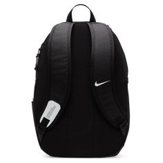 Nike Academy Team Backpack (30L) - Black The weather doesn't keep you from practice, and it shouldn't keep you from having dry gear. Whether this bag is resting on the ground or hanging on a fence, this backpack is here to handle less than ideal game and practice conditions. The provided rain fly helps with rain protection with Storm-FIT technology, while mesh on the bag allows breathability and ventilation on those good weather days. Nike Storm-FIT technology resists elements like wind and wate Math Operations, Rain Protection, Popular Series, Information And Communications Technology, Physical Education, John Galliano, On The Ground, Black Backpack, Everyday Essentials Products