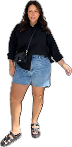 Jean Shorts With Built-in Shorts For Day Out, Relaxed Fit Cutoff Shorts For Day Out, Jean Shorts With Frayed Hem For Day Out, Relaxed Fit Jean Shorts For A Day Out, Relaxed Fit High-waisted Jean Shorts For Day Out, Medium Wash Shorts For Day Out, Girl Shorts, Denim Clothing, New Cut