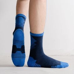 A must-have addition to every man's winter wardrobe, our warm socks for men will complete their winter outfits. Its brushed inner lining traps heat to regulate your feet's temperature and help keep you warm in cold weather.  Made to fit most men's shoe sizes, our warm socks fit snugly—not too tight nor too loose—and stay comfortable even as you move. Pair them with insulated work boots to keep your feet warm even in the chilliest environment. Available in unique prints and patterns, our men's warm socks will surely suit your style! Made from a premium blend of Acrylic, Polyester, and Spandex, our warm socks men's thermal sock pack has an extremely soft construction that feels gentle against the skin. Its plush, stretchy fabric provides moderate compression and supports your feet to help so Blue Casual Socks For Outdoor Activities, Casual Blue Socks For Outdoor Activities, Breathable Casual Sports Socks, Breathable Comfortable Socks For Sports Events, Breathable Sporty Socks For Sports Events, Breathable Casual Socks For Sports, Breathable Sporty Socks For Sports, Casual Blue Socks For Sports Events, Breathable Casual Socks For Sports Season