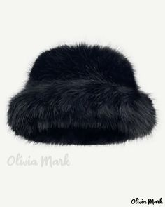 Olivia Mark - Premium Faux Fur Winter Thermal Bucket Hat with Fluffy Texture Corp Goth, Bucket Hat Winter, Bob Chapeau, Fluffy Bucket Hat, Winter Bucket Hat, Punk Man, Faux Fur Bucket Hat, Fur Bucket Hat, Funky Hats