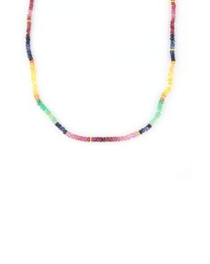 Rainbow Sapphire Bali Necklace Multicolor Single Strand Rondelle Beaded Necklaces, Multicolor Rondelle Beaded Necklaces Single Strand, Multicolor Rondelle Beaded Necklace Single Strand, Multicolor Single Strand Rondelle Jewelry, Multicolor Rondelle Single Strand Jewelry, Multicolor Faceted Round Beads Necklaces, Multicolor Faceted Round Beads Necklace, Rainbow Rondelle Gemstone Bead Necklaces, Rainbow Rondelle Gemstone Beads Necklace