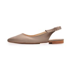 Nina - pointed toe slingbacks flats made of high-quality grain leather. The insole made of a soft calfskin ensures comfort of use. Delicately pointed toes optically slim the feet. Sizes UK, EU, US and feet dimensions in centimeters and inches 3 UK / 36 EU / 5 US insoles length 23.5 cm = 9.2 inches 4 UK / 37 EU/ 6 US insoles length 24 cm = 9.4 inches 6 UK / 38 EU / 7 U insoles length 24.5 cm = 9.7 inches 7 UK/ 39 EU/ 8 US insoles length 25.5 cm = 10 inches 8 UK / 40 EU / 9 US insoles length 26 cm Elegant Beige Flat Slingback Pumps, Elegant Closed Toe Ballet Flats With Heel Strap, Beige Flat Slingback Pumps For Formal Occasions, Elegant Pointed Toe Flats With Flat Heel For Summer, Elegant Summer Pointed Toe Flats With Flat Heel, Elegant Summer Pointed Toe Flats, Elegant Pointed Toe Flats With Removable Insole, Beige Low Heel Pointed Toe Flats, Leather Pointed Toe Flats For Wedding