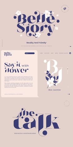 Belle Story Font Family — Hi-Contrast Display Typeface l Branding Design Fun Logo Fonts, Grafic Design Logo, Art Picnic, Typographie Logo, Inspiration Typographie, 10 Tattoo, Visuell Identitet, Desain Buklet, 타이포그래피 포스터 디자인