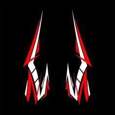 the red and white logo for an upcoming video game is shown on a black background