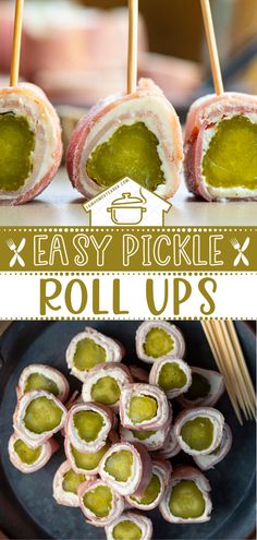 easy pickle roll ups are an appetizer that everyone will love to make