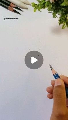 Simple Drawings With Meaning, Easy Drawing Doodles, Adorable Drawings, Green Activities, Colored Pencil Drawing, Art How