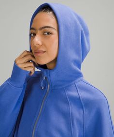 With an oversized fit and the soft, cozy fabric you love, this new half-zip Scuba silhouette keeps your post-practice comfort at peak levels. This item has a purchase limit-up to 5 of the same colour or 10 of different colours. Designed for On the Move. An exaggerated fit that feels extra roomy:Not too short, not too long, just right around the waistband. Kangaroo pocket with hidden phone sleeve. Zipper garage keeps chafe in check. Elastic zipper pull doubles as an emergency hair tie. Thumbholes Half Zip Hoodie, Women's Hoodies, Cozy Fabric, Too Short, Hair Tie, Outerwear Women, Half Zip, Hair Ties, Kangaroo Pocket