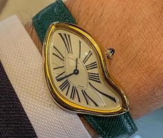 Cartier Crash, Retro Watches, Small Tank, Wrist Candy, Cartier Watch, Salvador Dali, Square Watch, Mens Accessories Fashion