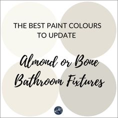 the best paint colors to update almond or bone bathroom fixtures in this post - it - yourself guide