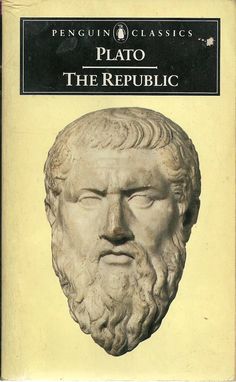 the cover of penguin classics's plateo the republic, with an image of a man's face