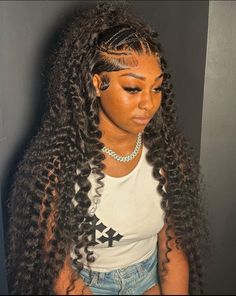 Deep Wave With Crimps, Deep Wave Wig Styles, 13x6 Lace Frontal Wig, Wigs Bob, Hair For Black Women, Braided Cornrow Hairstyles