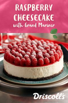 raspberry cheesecake with grand marine