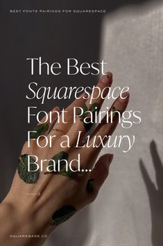 Four Free Squarespace Font Combinations for a Luxury Brand Luxury Google Fonts, Luxury Font Pairing, High End Graphic Design, Luxury Fonts Branding, Lux Branding, Modern Font Pairings, Squarespace Font Pairings, Luxury Typography