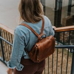 Walker Leather Backpack | Rustic Tan Brown Leather Backpack Purse, Buffalo Jackson, Small Leather Backpack, Leather Briefcase Bag, Vintage Leather Backpack, Leather Weekender Bag, Brown Leather Backpack, Leather Backpack Purse, Women's Wallets