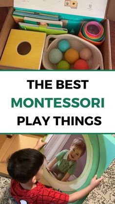 the best montessori play things for toddlers