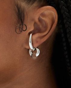 crystal lobe earring – Hernan Herdez Organic Jewelry Not On The High Street, Loren Begay Jewelry, Luxury Hand Cast Metal Earrings, Organic Contemporary Jewelry, Earring For Big Lobes, Wrap Around Earrings, Hamered Earrings, Chic Metal Ear Cuff, Modern Metal Pierced Ear Cuff