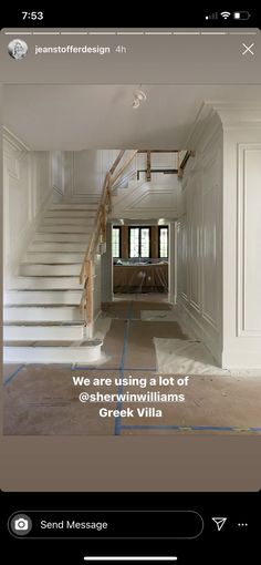 an image of a house being remodeled with the words we are using all of our services to create great villa