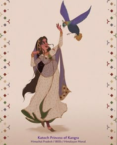 Himalayan Monal, Bengali Art, Indian History Facts, Indian Folk Art, Desi Aesthetic, Indian Paintings