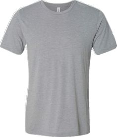 Casual Grey Tops, Casual Athletic Heather Pre-shrunk Top, Casual Pre-shrunk Athletic Heather Top, Heather Grey Short Sleeve Casual Shirt, Casual Heather Grey Short Sleeve Shirt, Casual Pre-shrunk Heather Grey Tops, Athletic Heather Crew Neck Pre-shrunk Top, Pre-shrunk Crew Neck T-shirt In Athletic Heather, Casual Pre-shrunk Heather Grey T-shirt