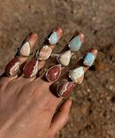 Wholesale Lot Rings, 925 Silver Plated Ring, Multi Gemstone Ring, Handmade Ring, Woman Ring, Wholesale Mix Rings, Gift Ring, US SZ 6 To 10 Ring Style : Ring Metal : 925  Silver Plated Gemstone : Multi Gemstone Ring Size : 6 - 10 US Weight : 4-9 Gm Approx Best Gift For Loved One, Anniversary Gift, Birthday Gift, Engagement Gift, Wedding Gift, Gift For Sister, Gift For Wife, Gift For Mother, Occasional Gift. FREE GIFT WRAP PERSONAL MESSAGES FROM YOU Shipping Details Processing days : 1-2 Days India Post : 18-25 days You have a choice for replacement or refund, If you not satisfied. Thanks for visiting our shop. Thanks for your love and supports Cheap Bohemian Crystal Ring For Gift, Handmade Bohemian Crystal Ring, Woman Ring, Multi Gemstone Ring, Hippy Gifts, Gift For Sister, For Your Love, India Post, Wife Gift