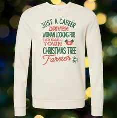 I believe in the magic of a Hallmark Christmas movie! It can happen to you! In the meantime, manifest your destiny by wearing this sweatshirt! This design is also available as a t-shirt!  Check out my shop for more style variations and for other Hallmark-inspired designs! **ABOUT DRESSING FESTIVE** Welcome to my shop, Dressing Festive! I've been selling festive tees on my website for a while now, but recently started an Etsy Store, so welcome to my page! Here at Dressing Festive, we believe in c Holiday Cotton Sweater With Graphic Print, Christmas Cotton Sweatshirt With Graphic Print, Holiday Cotton Sweatshirt With Graphic Print, Holiday Graphic Print Cotton Sweatshirt, Tyler Hynes, Christmas Movie Shirts, Couples Outfit, Hallmark Movie, Hallmark Christmas Movies