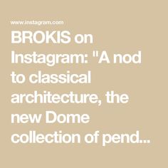 the words broks on instagramm'n no to classical architecture, the new dome