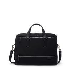 <p> 
Limitless functionality in a streamlined silhouette, the TUMI Avondale Brief offers a clean and simple design with its lightweight nylon and leather details. This minimalist work bag is thoughtfully designed to organize all your work essentials and holds up to a 16” laptop. </p> Swaine Adeney Brigg, Man Clutch, Watch Cufflinks, Work Essentials, Leather Portfolio, Billfold Wallet, Business Bag, Work Bag, Work Bags