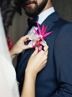 Malama Pua Bridal Tropical Boutonniere, Hawaiian Beach Wedding, Tropical Ferns, Beach Bridal Hair, Boutineer Wedding, Tropical Places, Beach Wedding Accessories, Afro Caribbean, Flower Hair Accessories Wedding