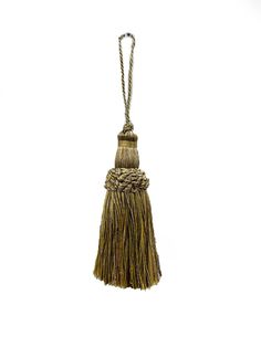 Unique Fine Fabric Imports/Covington KT 15329-116 LQ Gold Tassel Necklace With Adjustable Chain, Keyhole Tassel, Gold Metal Dangle Tassel Necklace, Gold Metal Tassel Dangle Necklace, Key Tassel, Salt & Pepper Shaker Tassels, Business Sales, Going Out Of Business, Fabric Yardage