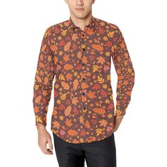 Elevate your style with our designer men's long sleeve button up casual dress shirt, perfect for guys who appreciate quality and sophistication, featuring a classic male collared neckline and a convenient chest pocket. FEATURES: - Type: 100% Polyester, for men, All-Over Printing. - 14.11 Oz. Personalized and stylish for fashion men.  - Made from 100% polyester, lightweight and comfortable. Button closure. This classic shirt provides a button-up look.  - Regular fit with long sleeves.  - Seamless Fall Relaxed Fit Button-up Dress Shirt, Fall Relax Fit Button-up Dress Shirt, Cotton Button-up Dress Shirt For Fall, Fall Cotton Button-up Dress Shirt, Button-up Dress Shirt For Fall, Slim Fit Dress Shirt With Button Closure For Fall, Fall Button-up Dress Shirt With Button Closure, Fall Slim Fit Shirt With Buttons, Relaxed Fit Long Sleeve Dress Shirt For Fall