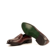 Cayuga Loafers - Q by QS Elegant Burgundy Loafers With Rubber Sole, Classic Burgundy Loafers For Office, Classic Burgundy Loafers With Rubber Sole, Burgundy Leather Sole Loafers For Workwear, Burgundy Slip-on Loafers For Business, Almond Toe Loafers With Leather Sole For Derby, Green Dress Shoes With Rubber Sole For Office, Burgundy Slip-on Formal Loafers, Office Green Dress Shoes With Rubber Sole