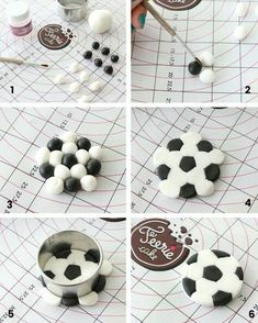 how to make a soccer ball cake