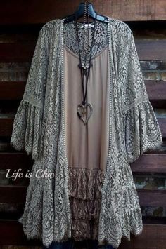 Shabby Chic Outfits, Sheer Duster, White Lace Kimono, Shabby Chic Clothes, Cardigan Oversized, Victorian Lace