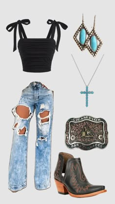 Country Fest Outfits, Church Outfit Summer, Country Western Outfits, Girl Outfit Ideas, Summer Country, Fest Outfits