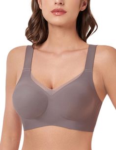 PRICES MAY VARY. 【MOEOZLLO Unique Women's Bra】 Made of 55% high quality nylon and 45% high elasticity spandex for the perfect balance of wearing comfort and shaping effect.The seamless design, which eliminates the seams and ring elements of traditional bras, not only avoids discomfort caused by skin rubbing, but also greatly improves the ease and comfort of wearing the bra.Size Chart:S(32B 32C 32D 30DD ),M(34B 34C 34D 32DD ),L(36C 36D 34DD ),XL(38C 38D 36DD),XXL(40C 40D 38DD ),3XL(42C 42D 44B 40 Lace Bras, Sleep Bra, Everyday Bra, Yoga Bra, Wireless Bra, Womens Bras, Support Bras, Bustiers, T Shirt Bra