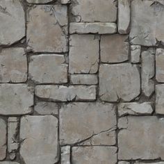 a stone wall that looks like it has been made out of rocks and is grey