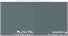 the mountain pass paint color is shown in gray