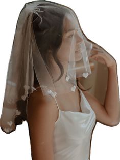 Veil With Ribbon, Heart Veil, Ribbon Wedding Veil, Ribbon Veil, Classy Hen Party, Party Veil, Budoir Sessions Wedding Veil, Tulle Material, Bride Bachelorette