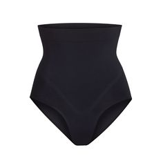 An everyday essential in a simple silhouette, this butt-smoothing high-waisted brief tightly contours your core. Its buttery, bonded construction makes this piece a staple for enhancing and contouring your natural shape. Comes with SKIMS neoprene pouch. If you prefer more comfort for everyday wear, we recommend selecti High Waisted Briefs, Shape Wear, Body Contouring, Try On, Briefs, Women's Intimates, Everyday Essentials Products