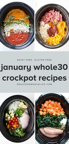 an image of the january whole 30 crockpot recipes