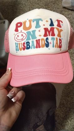 Cute custom pink trucker hat. Retro Pink Hats With Letter Print, Retro Pink Trucker Hat, Retro Pink Snapback Baseball Cap, Pink Baseball Cap With Flat Bill, Pink Baseball Cap With Letter Print And Curved Bill, Pink Trucker Baseball Cap, Pink Hats With Letter Print And Curved Bill, Pink Flat Bill Trucker Hat One Size, Pink Curved Bill Baseball Cap With Letter Print