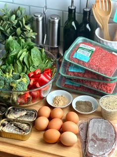 the food is prepared and ready to be put into the oven for baking or cooking